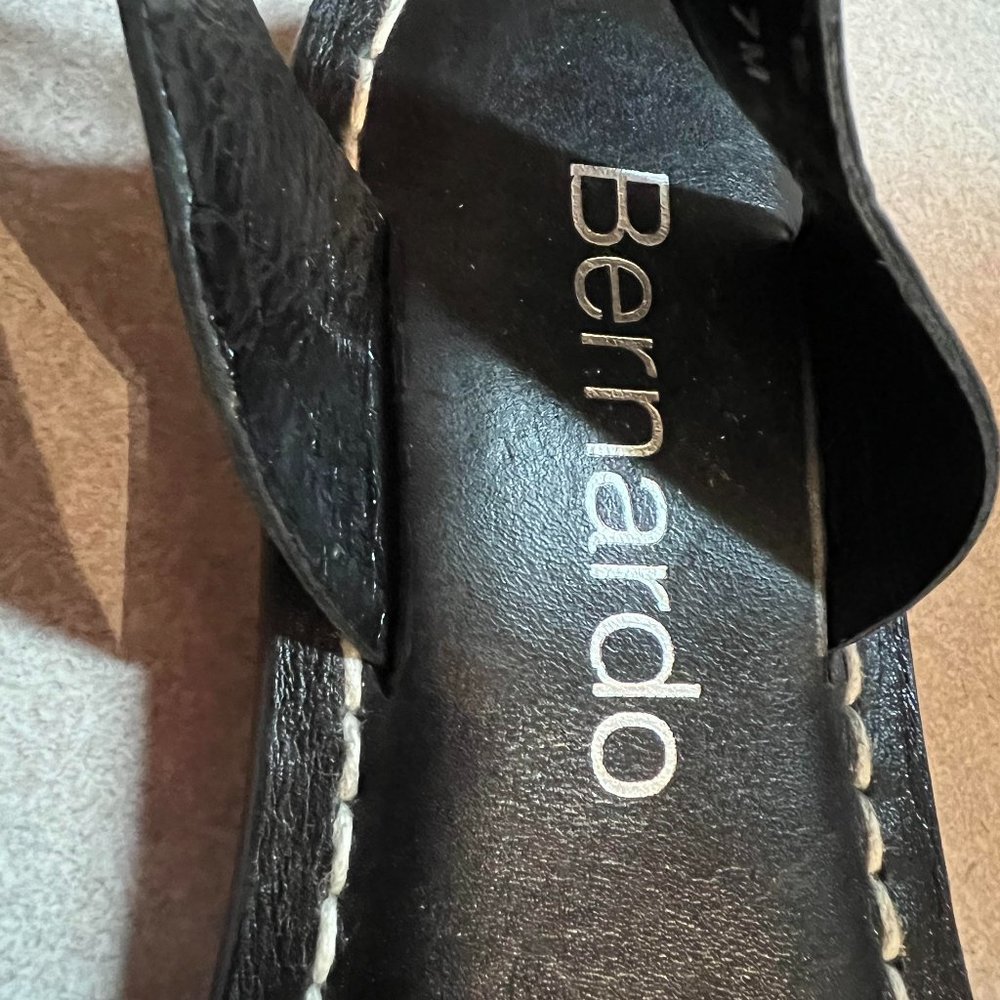 Bernardo Black Sandals